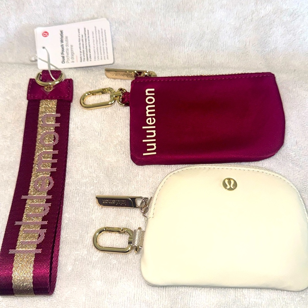 Brand New Lululemon Dual Pouch Wristlet